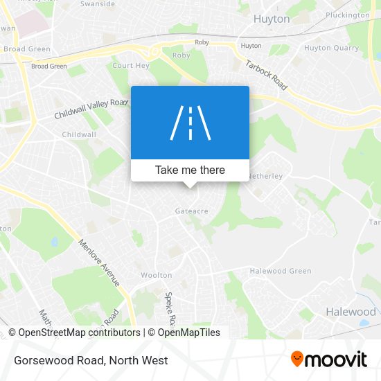 Gorsewood Road map