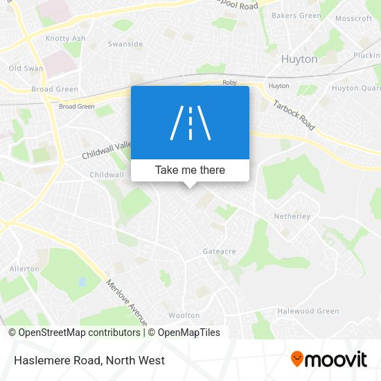 Haslemere Road map