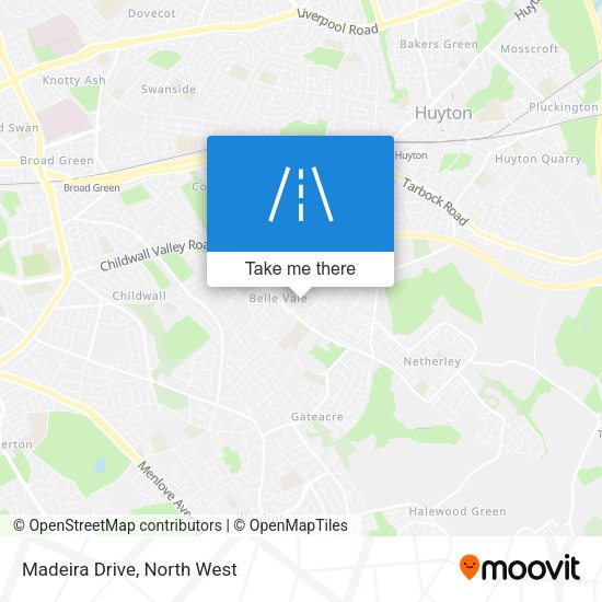 Madeira Drive map