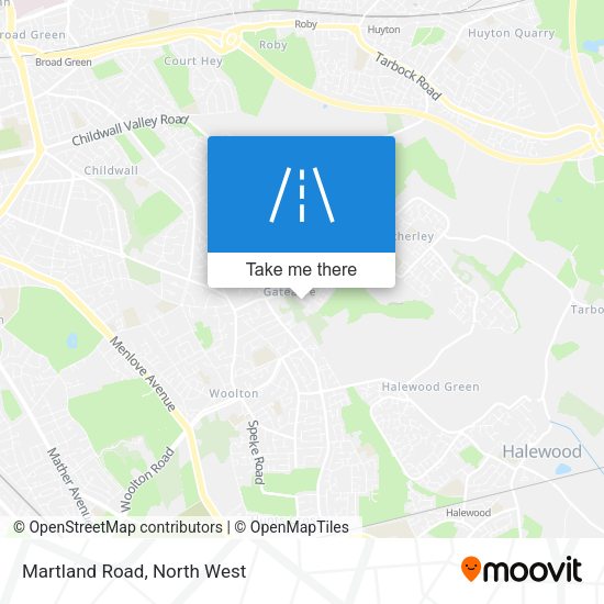 Martland Road map