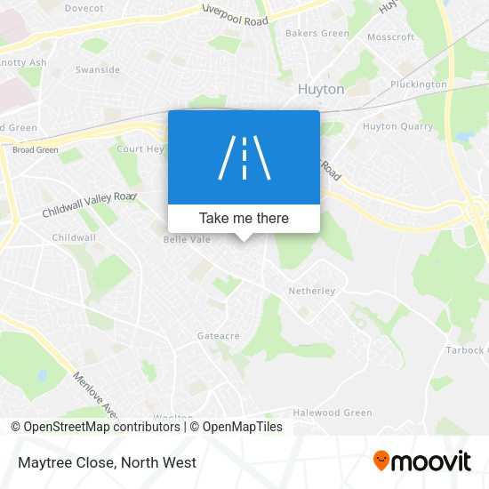 Maytree Close map