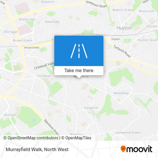 Murrayfield Walk map