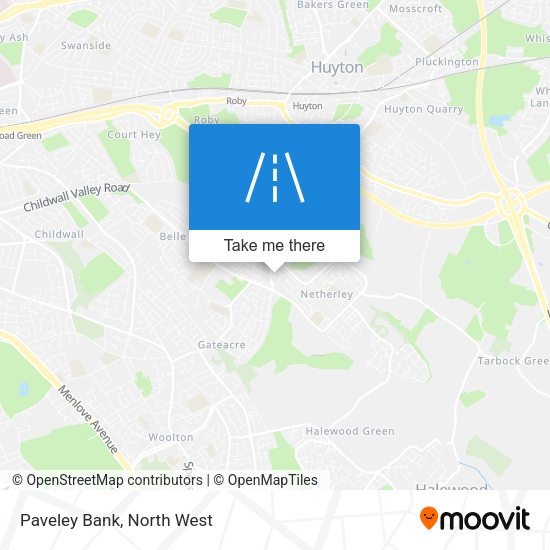 Paveley Bank map