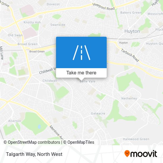Talgarth Way map