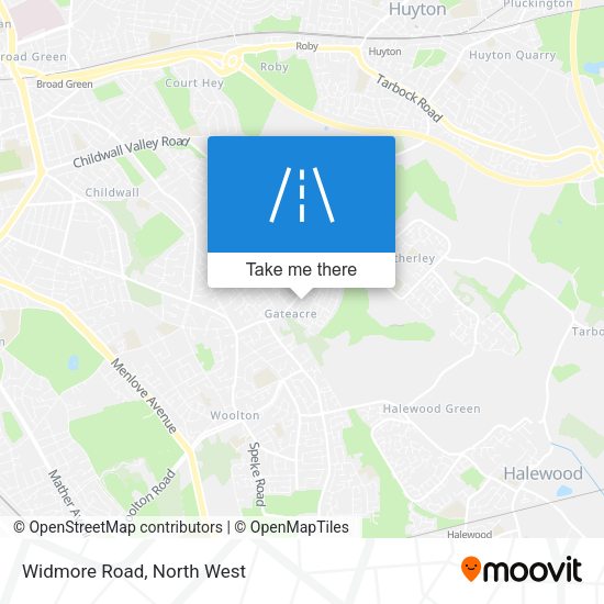Widmore Road map