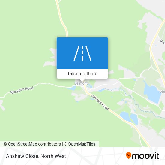 Anshaw Close map