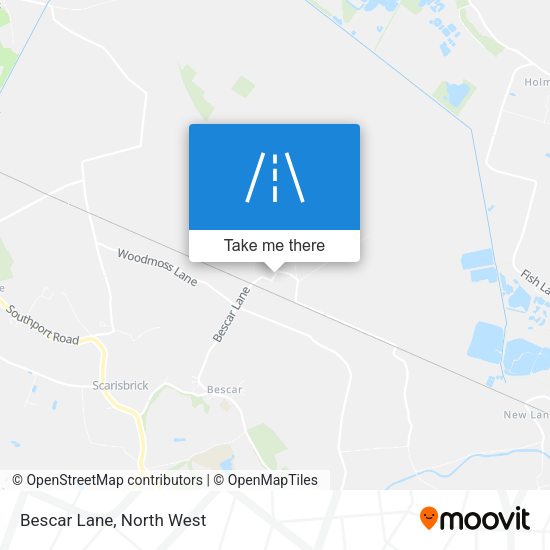 Bescar Lane map