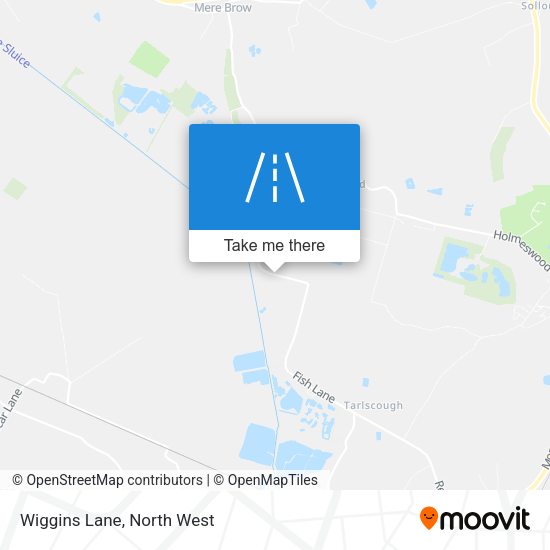 Wiggins Lane map