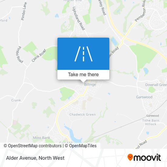 Alder Avenue map