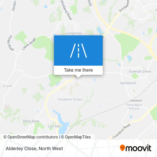 Alderley Close map