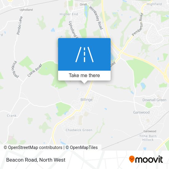 Beacon Road map