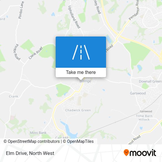 Elm Drive map