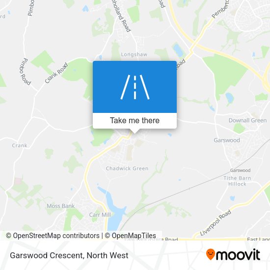 Garswood Crescent map