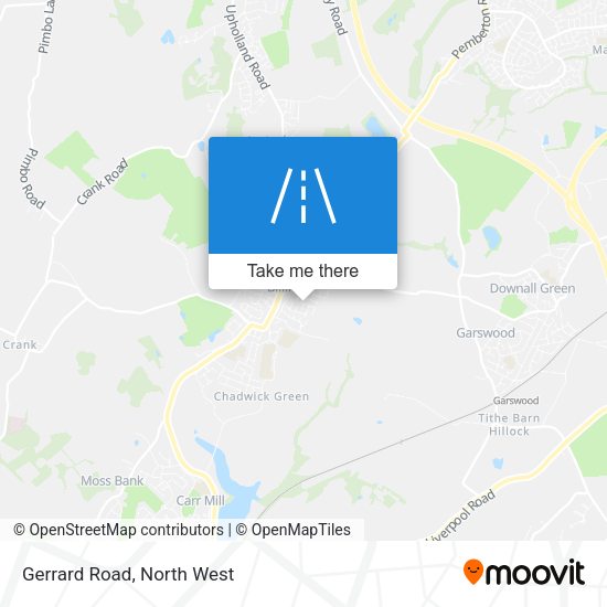 Gerrard Road map