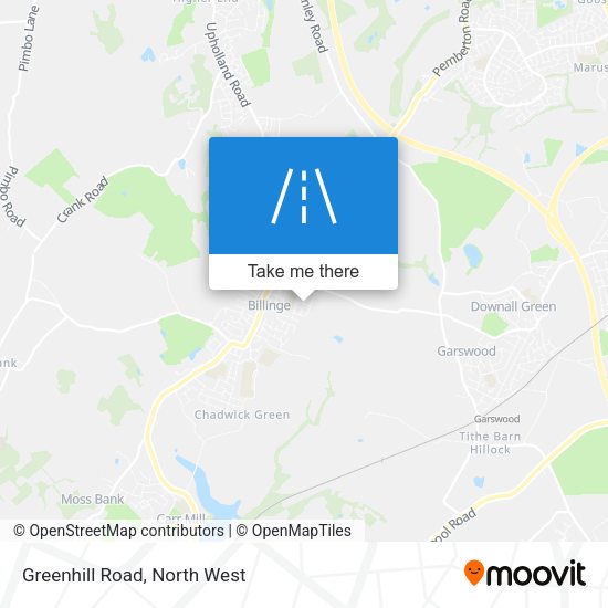 Greenhill Road map