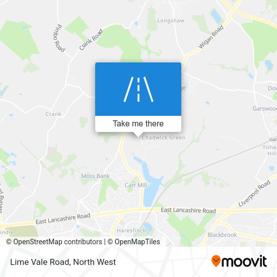 Lime Vale Road map