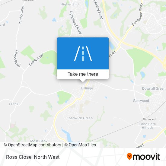 Ross Close map