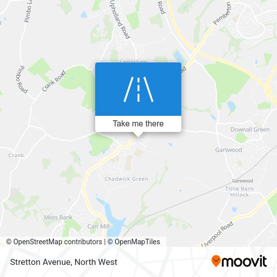 Stretton Avenue map