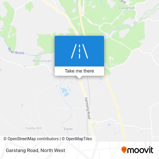 Garstang Road map