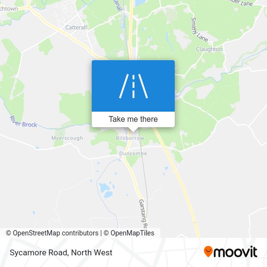 Sycamore Road map