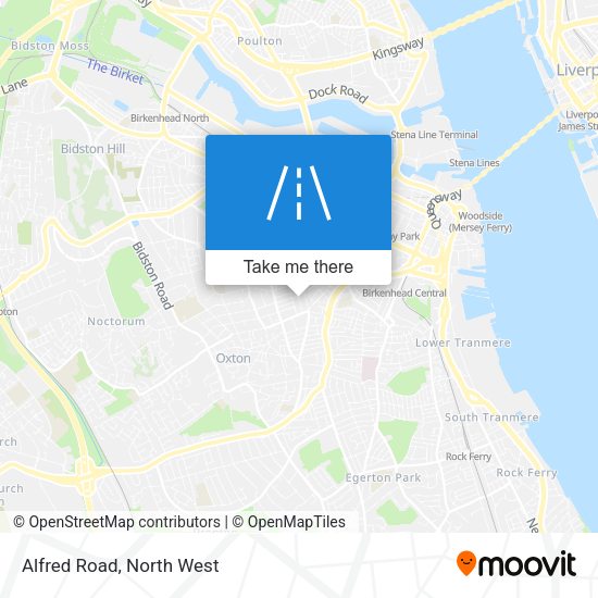 Alfred Road map