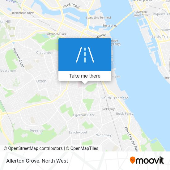 Allerton Grove map
