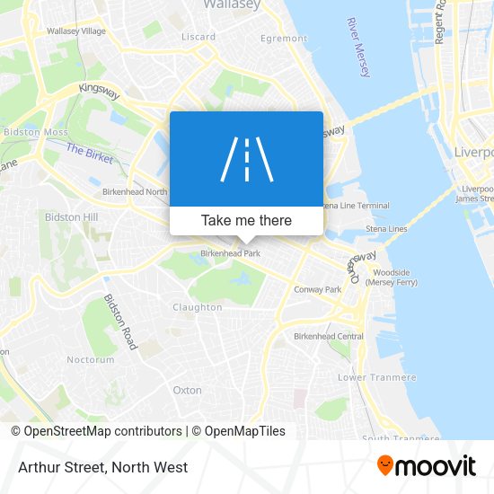 Arthur Street map