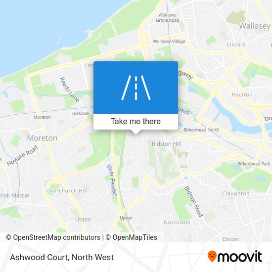 Ashwood Court map