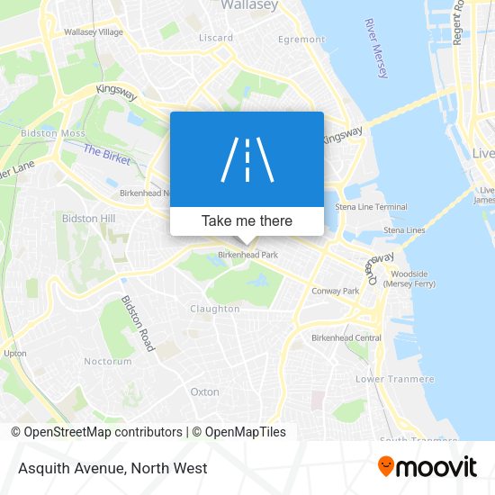 Asquith Avenue map