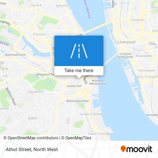 Athol Street map
