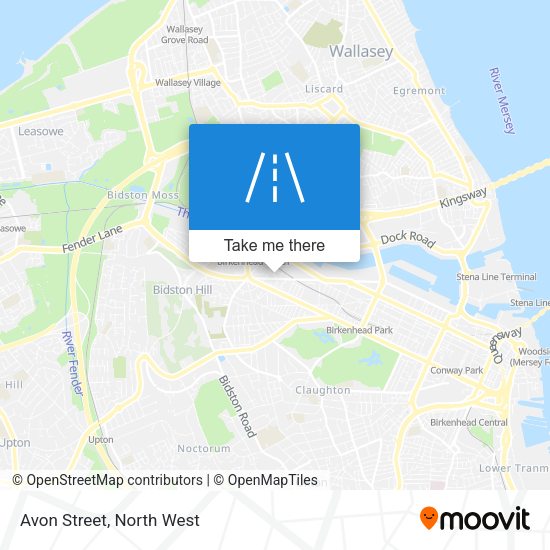 Avon Street map