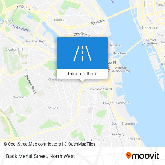 Back Menai Street map