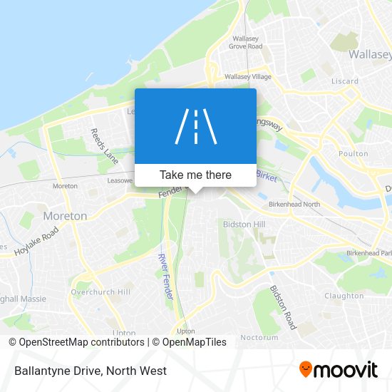 Ballantyne Drive map