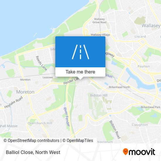 Balliol Close map