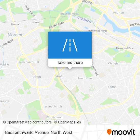Bassenthwaite Avenue map