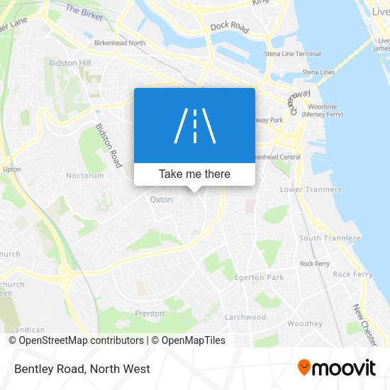 Bentley Road map