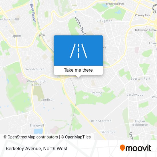Berkeley Avenue map