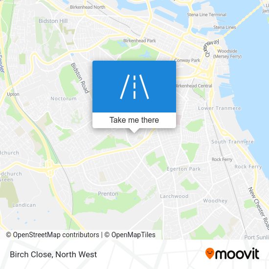 Birch Close map