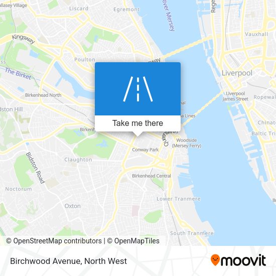 Birchwood Avenue map