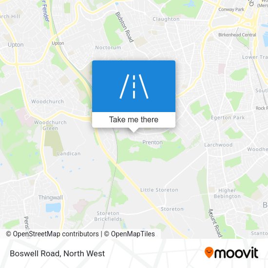 Boswell Road map