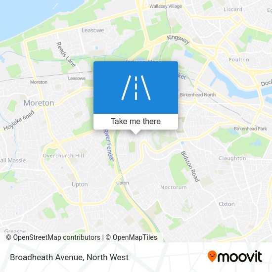 Broadheath Avenue map
