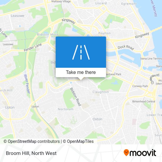 Broom Hill map