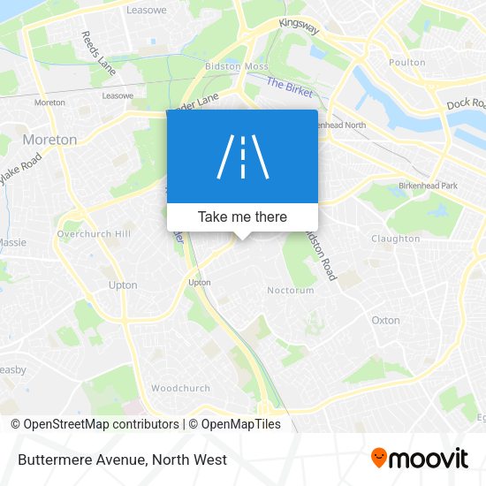 Buttermere Avenue map