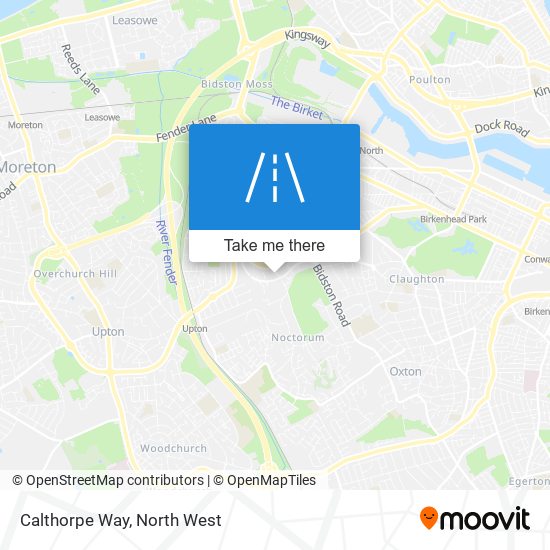 Calthorpe Way map