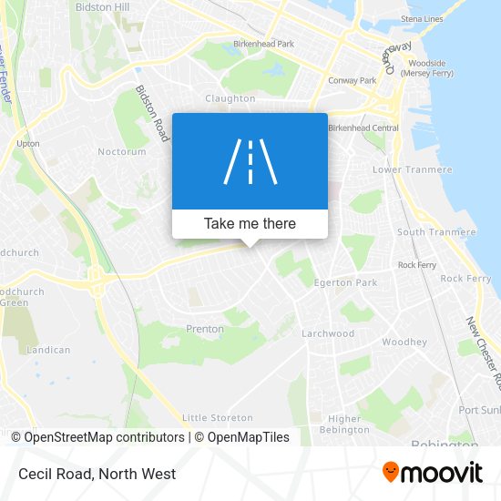 Cecil Road map
