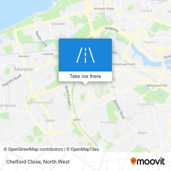 Chelford Close map