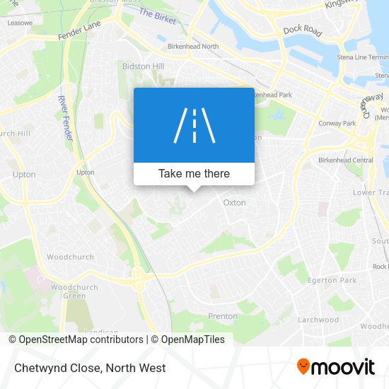 Chetwynd Close map