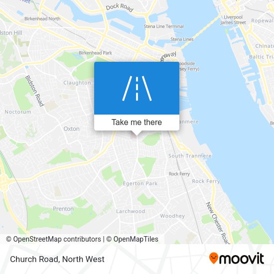 Church Road map