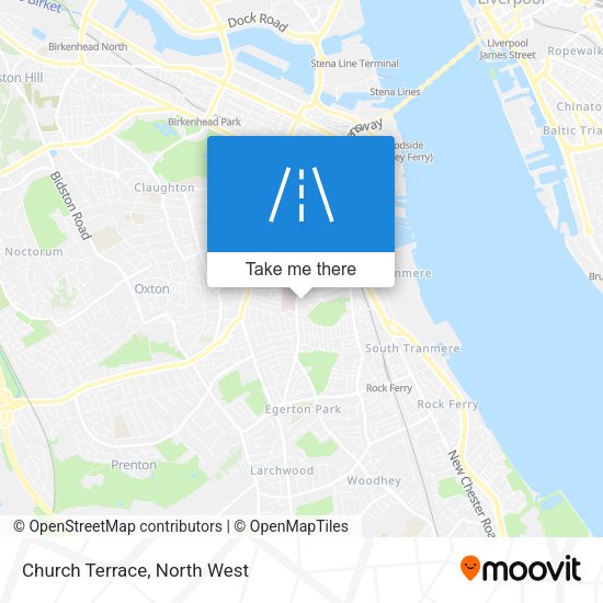 Church Terrace map