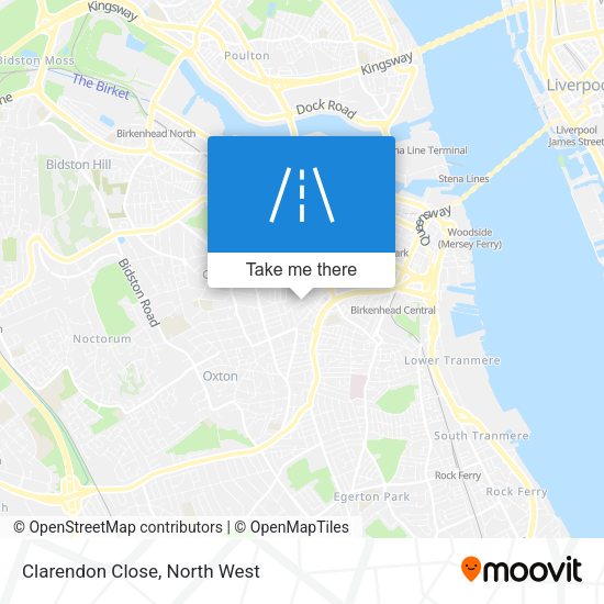 Clarendon Close map